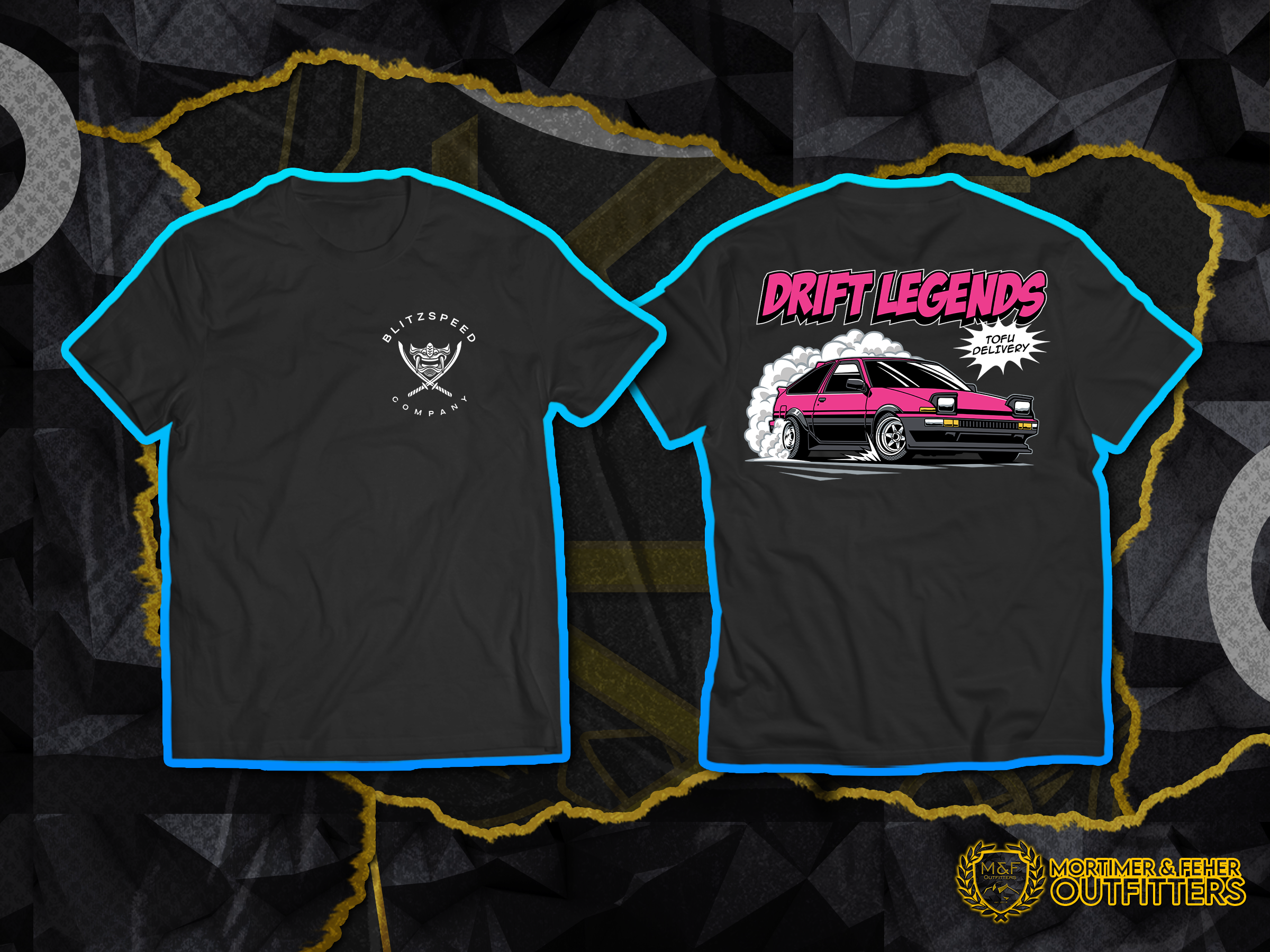 MF® - Toyota AE86 Drift Legends Delivered T-Shirt